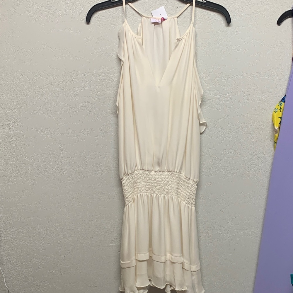 Parker Cream Midi Dress